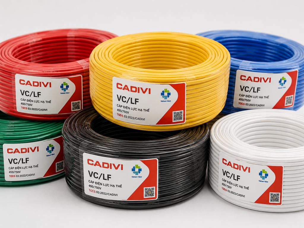 Dây điện dân dụng Cadivi VC/LF chính hãng